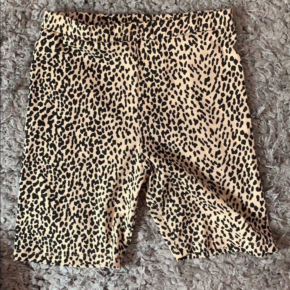 Adika cheetah print biker shorts